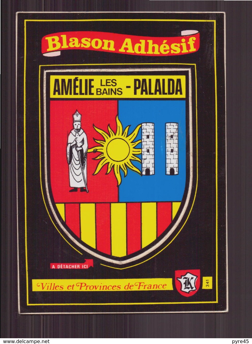 CARTE POSTALE AUTOCOLLANTE AMELIE LES BAINS 66 - Autres & Non Classés