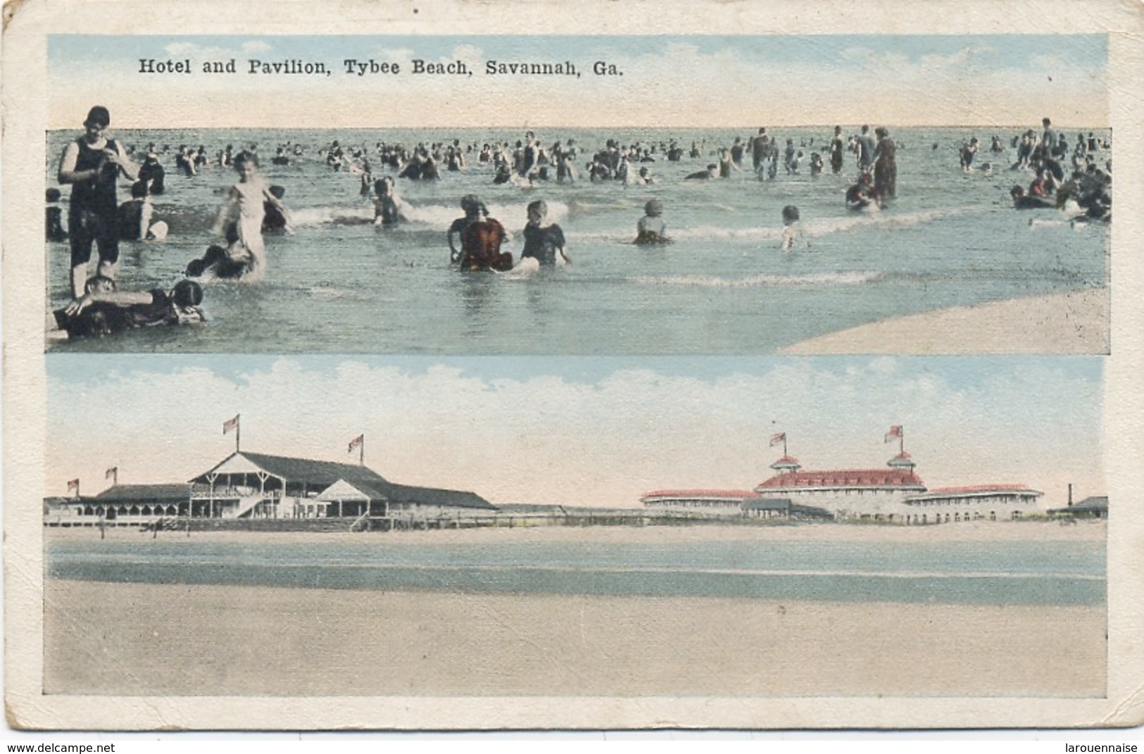 Savannah : Hotel And Pavillon  , Tybee Beach. - Savannah