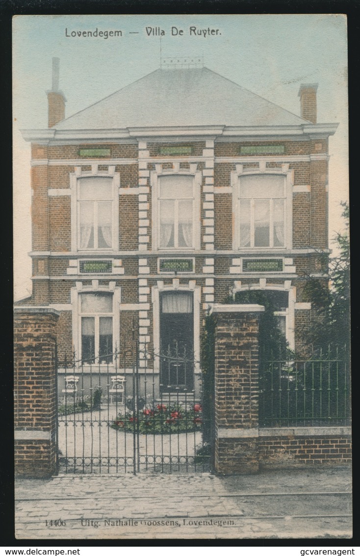 LOVENDEGEM  ZELDZAME VILLA DE RUYTER  PRACHTSTAAT - Lovendegem