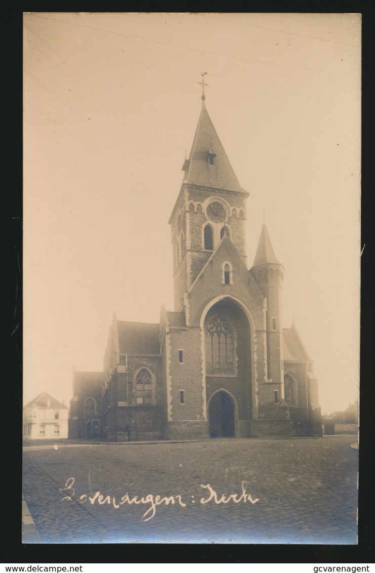 LOVENDEGEM  ZELDZAME FOTOKAART  KERK - Lovendegem