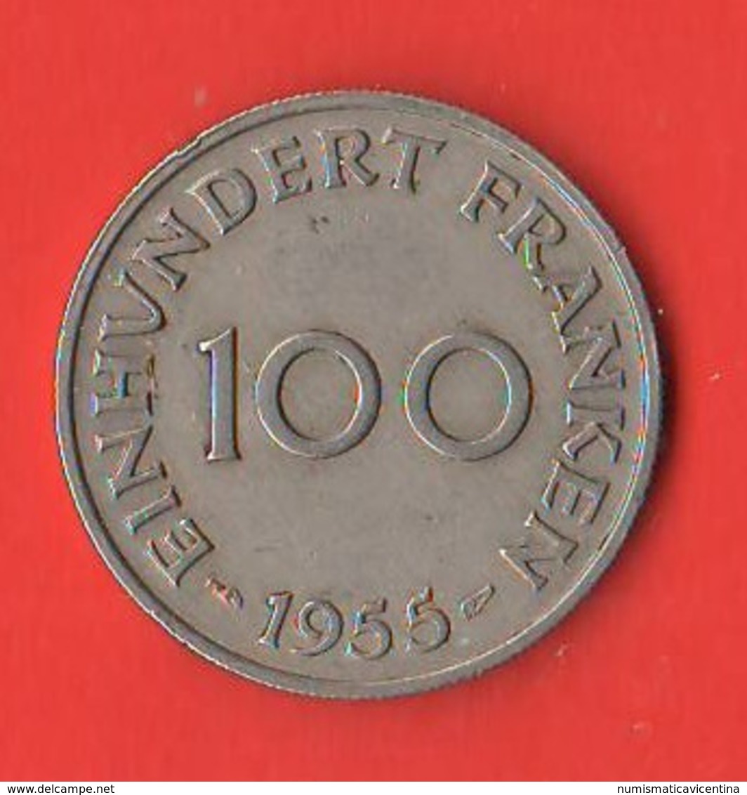 Saarland 100 Franchi Franken 1955 Saar German Federal Republic - 100 Franken