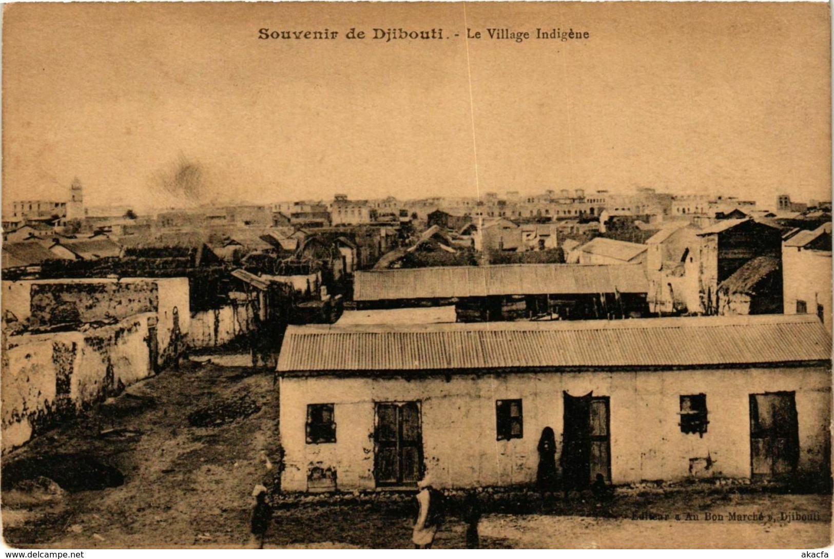 CPA AK Djibouti- Le Village Indigene SOMALIA (831227) - Somalie