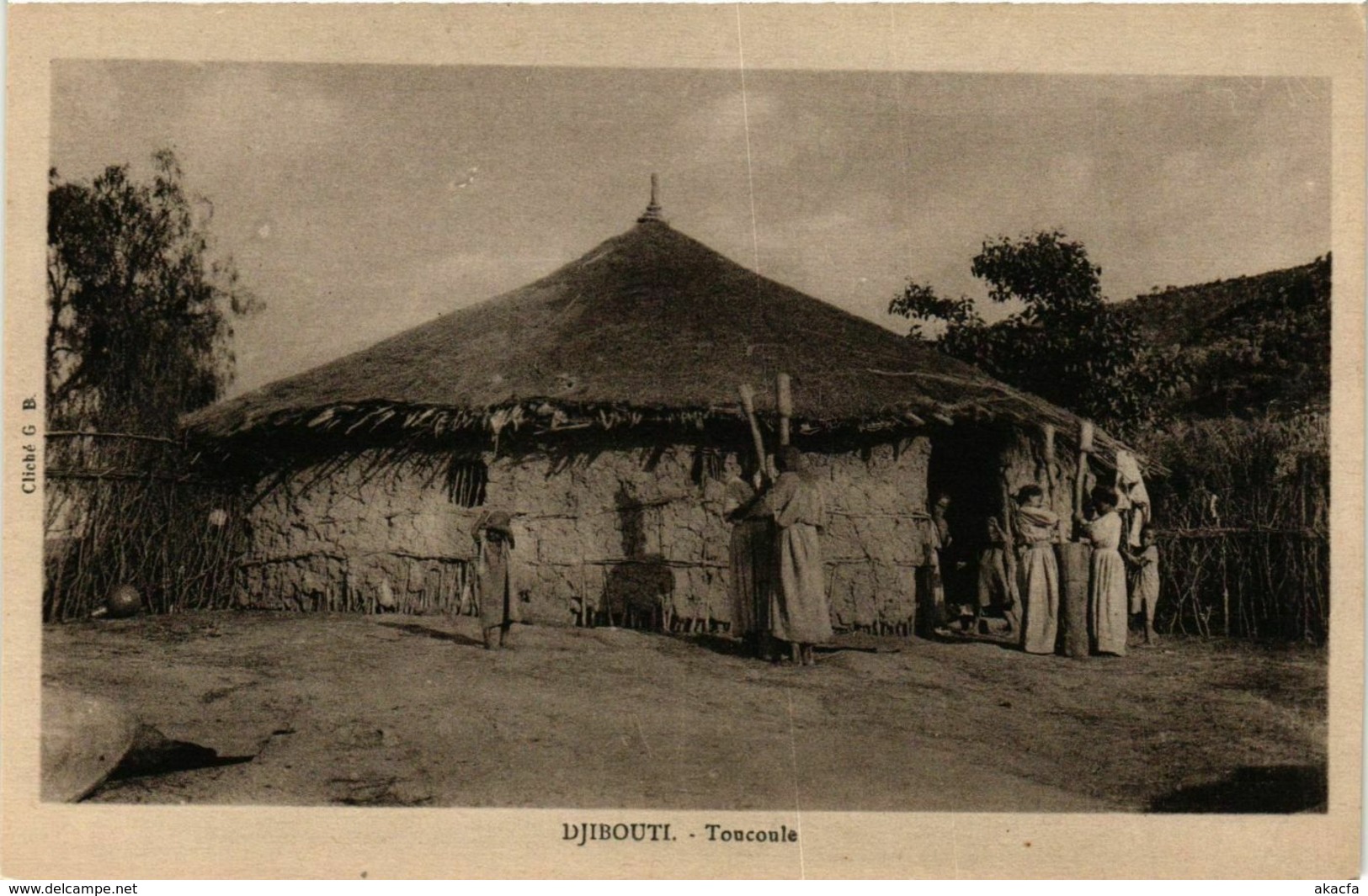 CPA AK Djibouti- Toucoule SOMALIA (831231) - Somalie