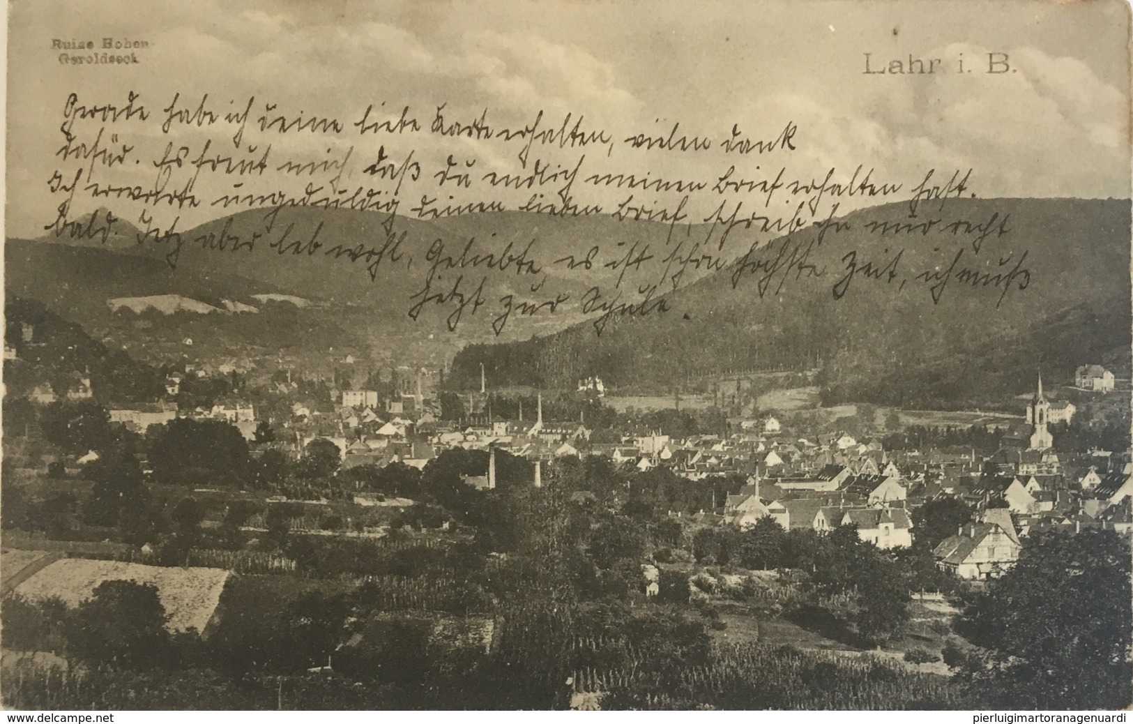 Lahr I. B. 04 - Ruine Hohen Garoldeck - Lahr