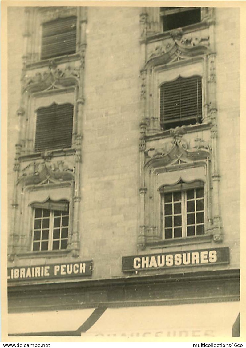 240220D - PHOTO 1950 - 19 TULLE Hôtel De Loyac Librairie PEUCH Façade - Tulle