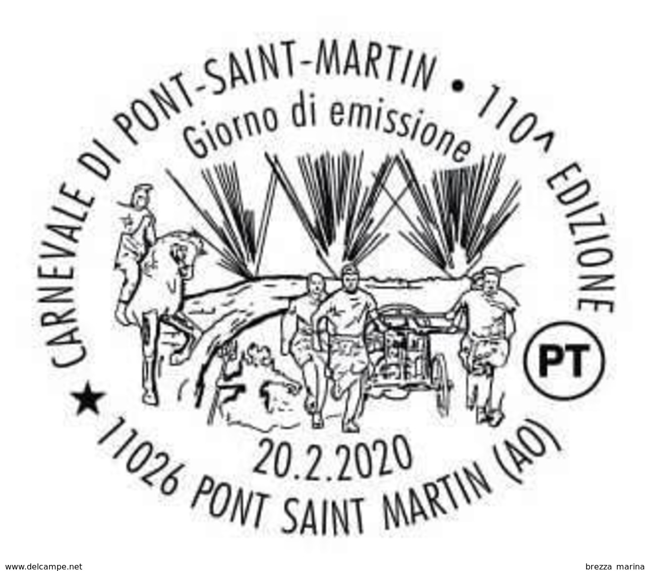 Nuovo - MNH - ITALIA - 2020 - 110º Carnevale Di Point-Saint-Martin (Valle D'Aosta) – B - Barre 2001 - Codici A Barre