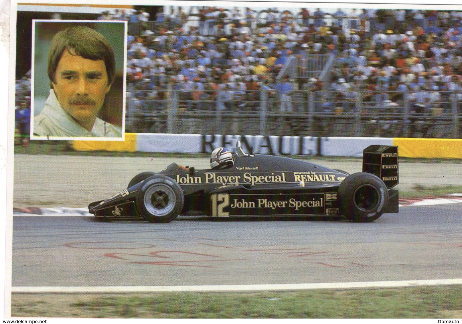 Formula 1 Season 1983  -  Lotus-Renault 94  -  Nigel Mansell  -  CPM - Grand Prix / F1