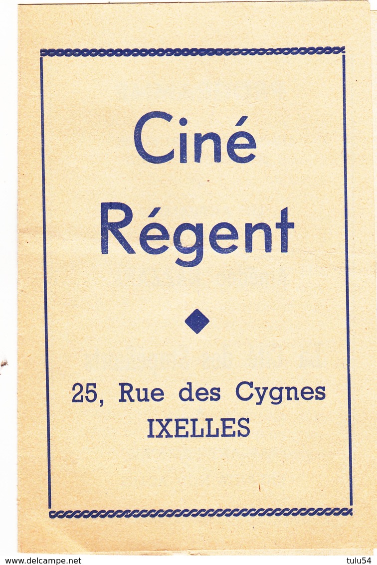 Ciné  Régent à Ixelles - Programs