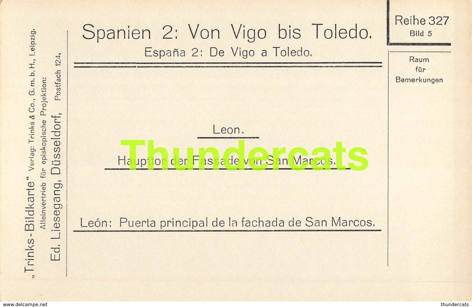 CPA CARTE DE PHOTO FOTO ESPAGNA SPAIN SPANIEN ESPAGNE LEON PUERTA PRINCIPAL SAN MARCOS - León