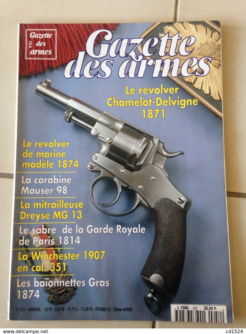 Revue GAZETTE DES ARMES N° 252 - Weapons