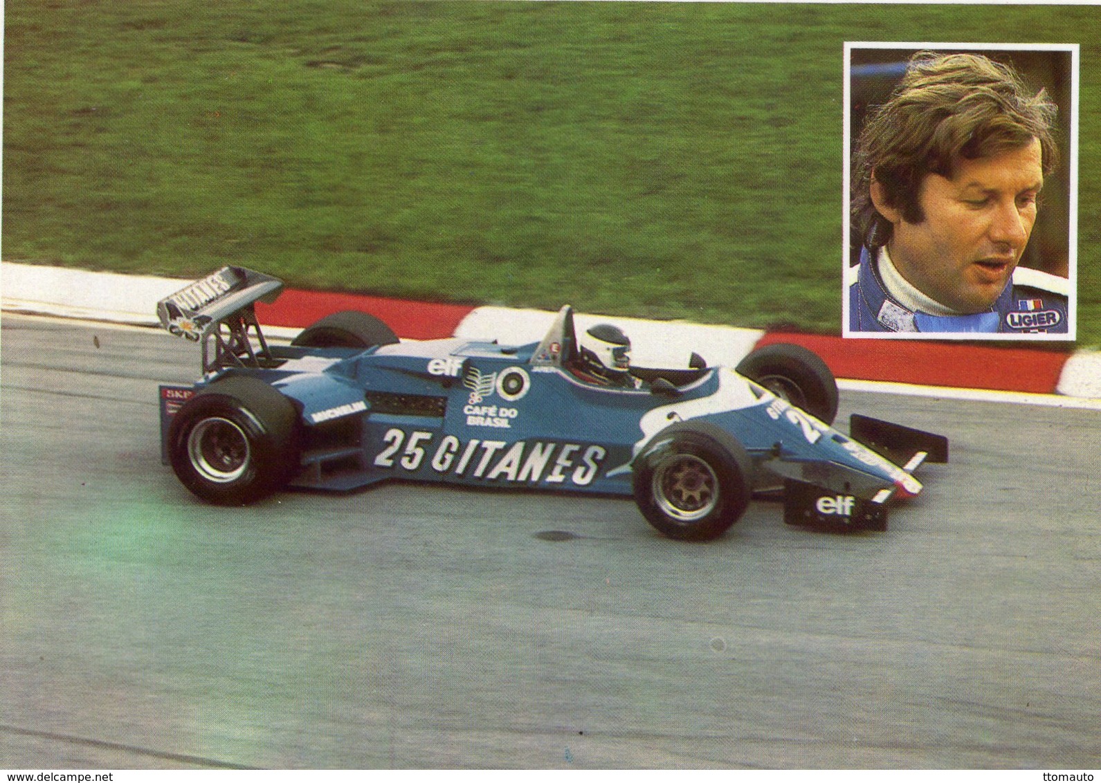 Formula 1 Season 1983  -  Ligier-Ford JS21/04  -   Jean-Pierre Jarier -  CPM - Grand Prix / F1