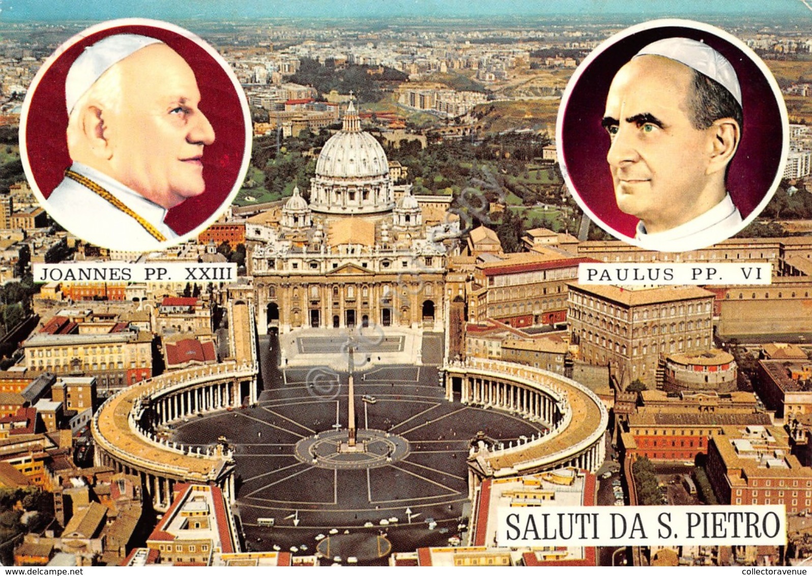 Cartolina Roma San Pietro Giovanni XXIII Paolo VI Vedute 1971 - Altri & Non Classificati