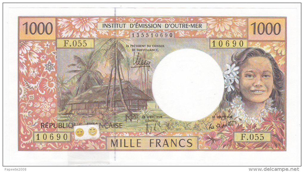 Polynésie Française / Tahiti - 1000 FCFP - F.055 / 2013 / Signatures Noyer/de Seze/La Cognata - Neuf / UNC - Frans Pacific Gebieden (1992-...)