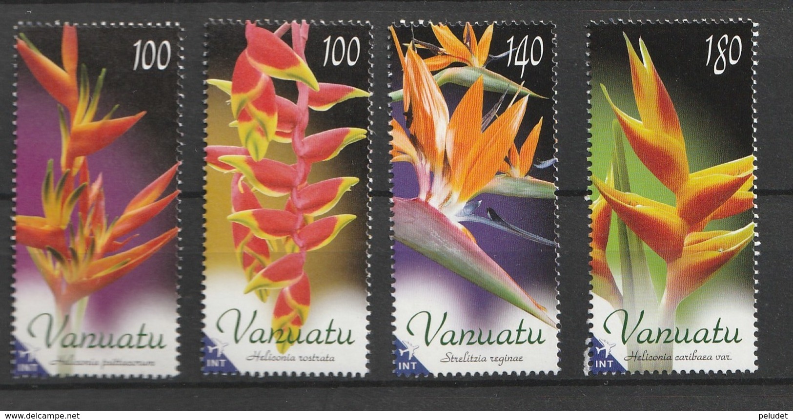 Vanuatu, 2011, Colours In Bloom, 4v **, Mi 1455-58, Sg 1108-11 - Vanuatu (1980-...)