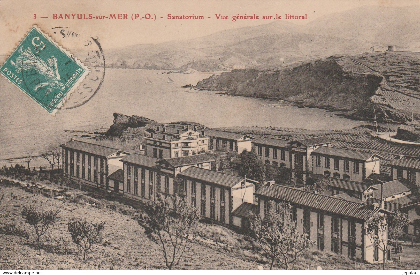 Banyuls-sur-Mer - Sanatorium Vue Générale Sur Le Littoral - Banyuls Sur Mer