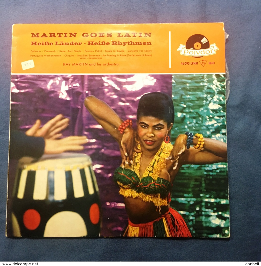 11) RAY MARTIN And His Orchestra -MARTIN GOES LATINS 1959 POLYDOR GERMANY - Instrumental