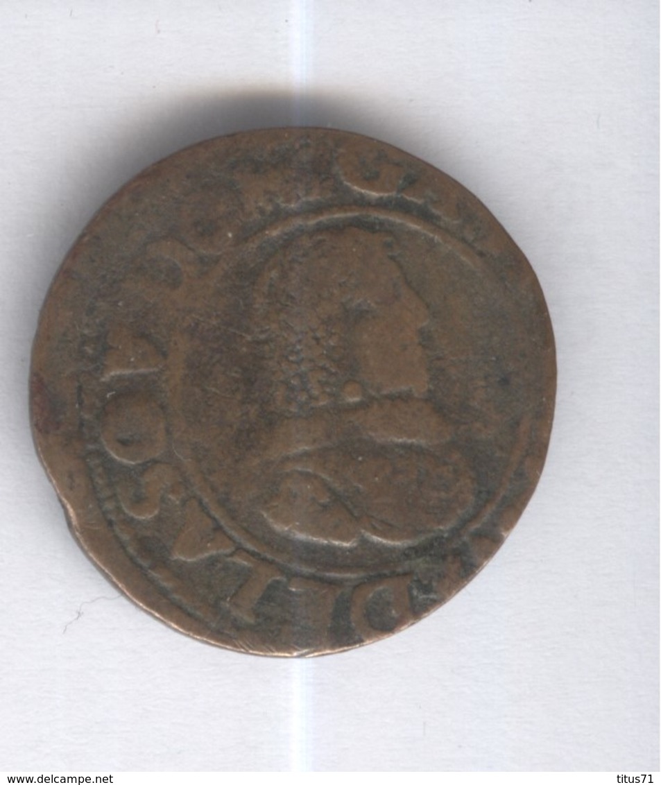 Double Tournois Dombes 1636 - 1610-1643 Louis XIII Le Juste