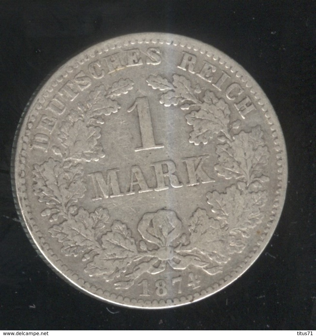 1 Mark Allemagne / Germany 1874 F - TTB - 1 Mark