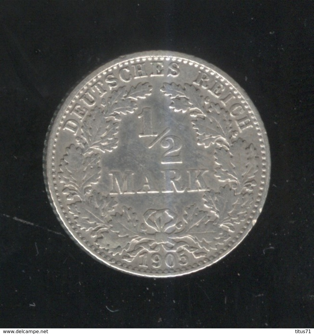 1/2 Mark Allemagne / Germany 1905 E - 1/2 Mark