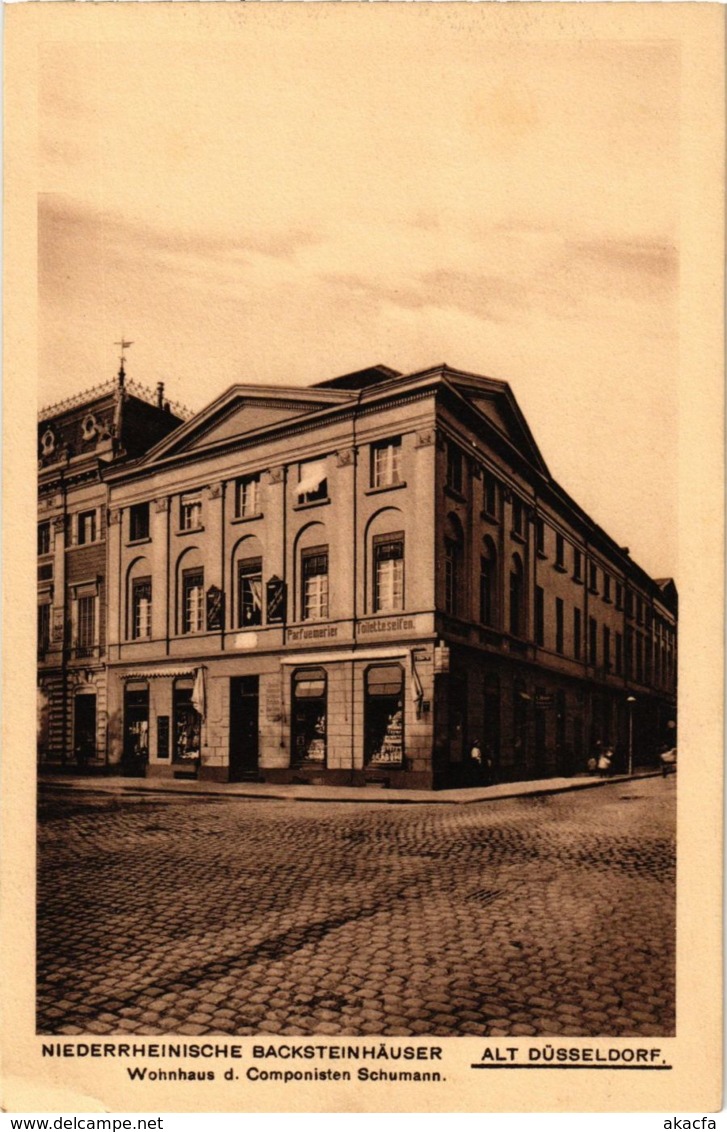 CPA AK Dusseldorf- Wohnhaus D. Componisten Schumann GERMANY (1000938) - Duesseldorf