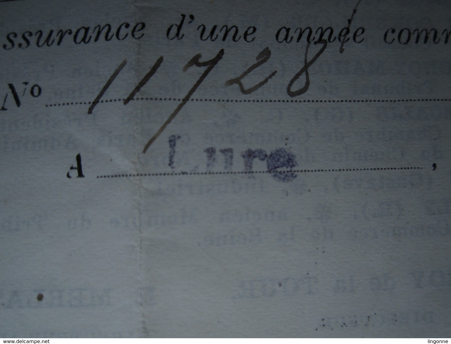 1933 MIGNAVILLERS (Haute-Saône) LA FRANCE - H. CHARATRE LURE Timbre Fiscal 25 Centimes BELFORT COUSIN - 1900 – 1949