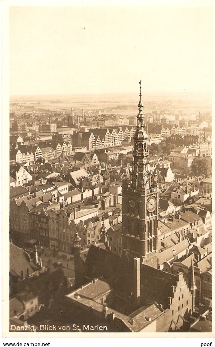 Polen : Danzig ( Gdansk ) -- Blick Von St. Marien - Poland