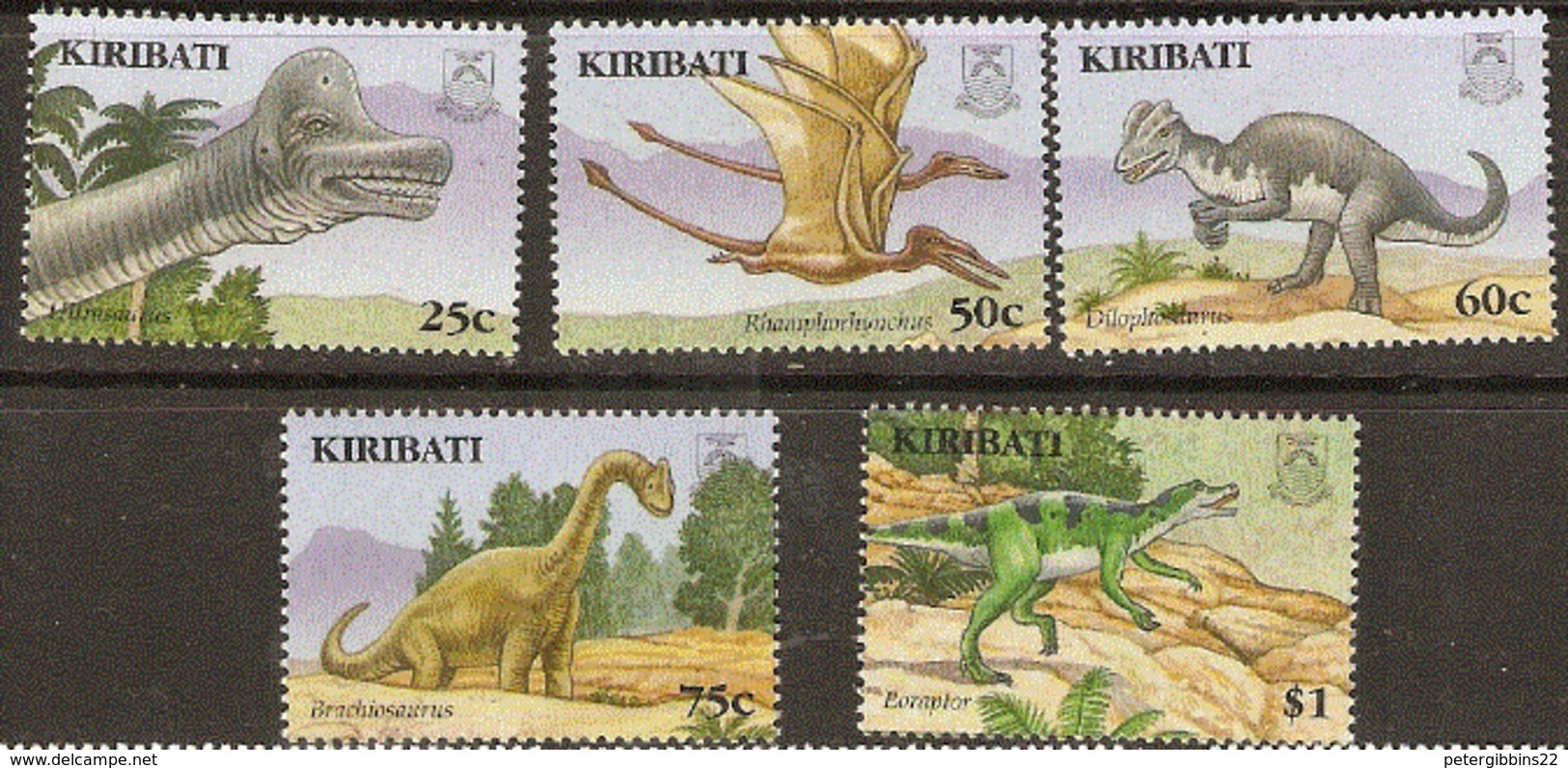 Kiribati  2006  SG 772-6  Dinosaurs   Unmounted Mint - Kiribati