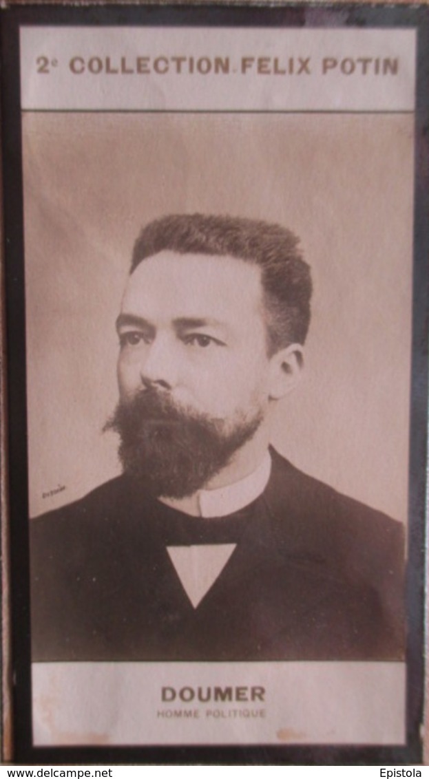 ▶︎ Paul Doumer, Né  à Aurillac (Cantal) Président De La République Française -  Collection Photo Felix POTIN 1908 - Félix Potin