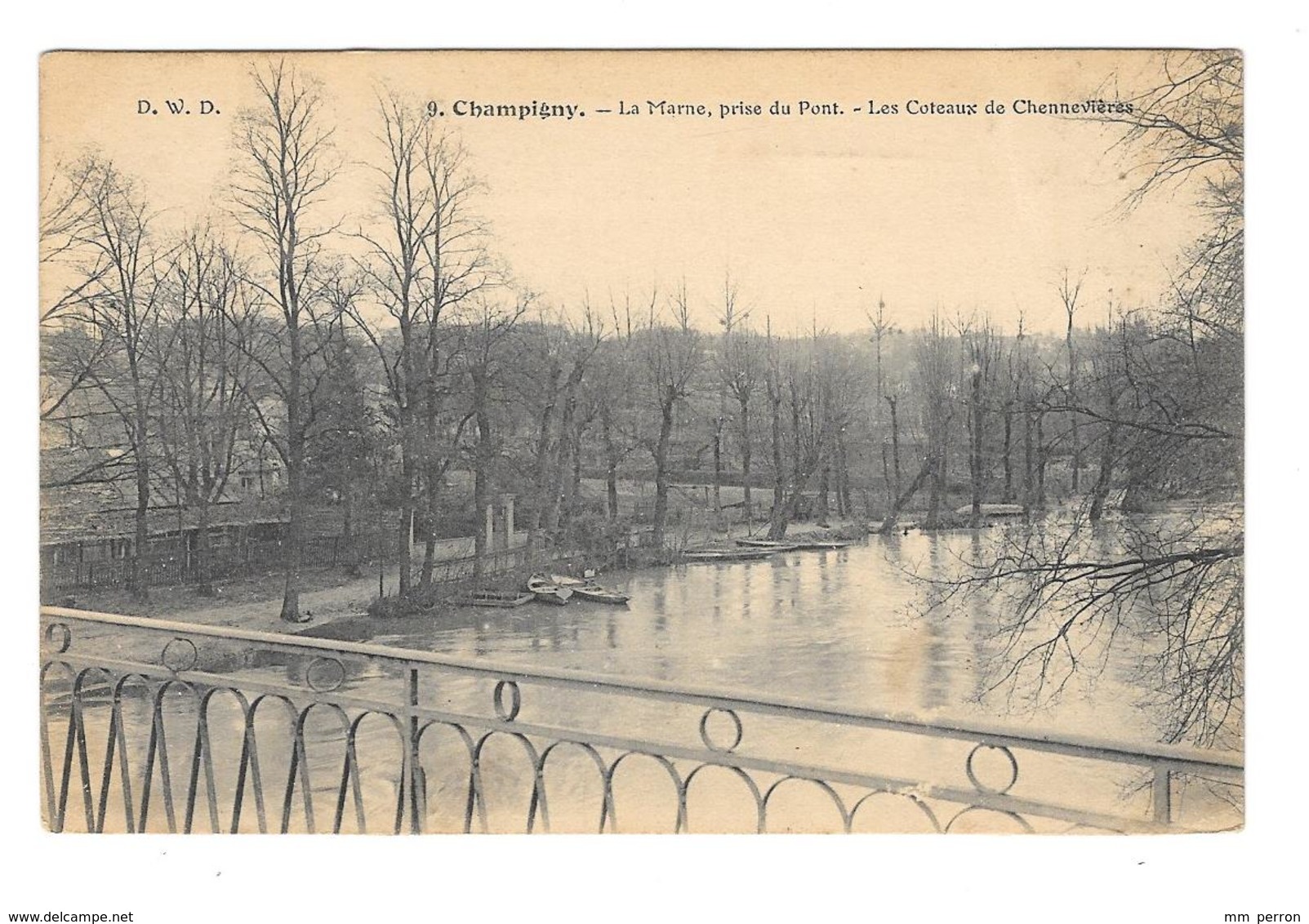 (26188-51) Champigny - La Marne Prise Du Pont - Les Coteaux De Chennevièvres - Champigny