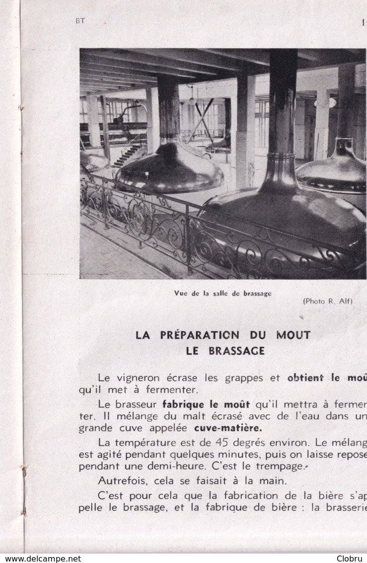 Bibliothèque De Travail, N° 332, Fabrication De La Bière 1955 - 6-12 Anni