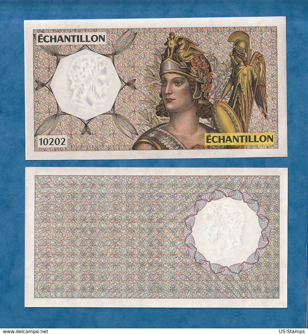 DIS-04-A-04 - ATHENA À DROITE - FORMAT 200 FRANCS MONTESQUIEU - ETAT : SPL - Fiktive & Specimen