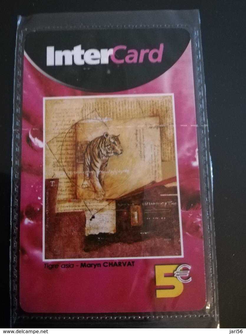 Phonecard St Martin French INTERCARDS No 199MINT  TIGER **012** - Antilles (Françaises)