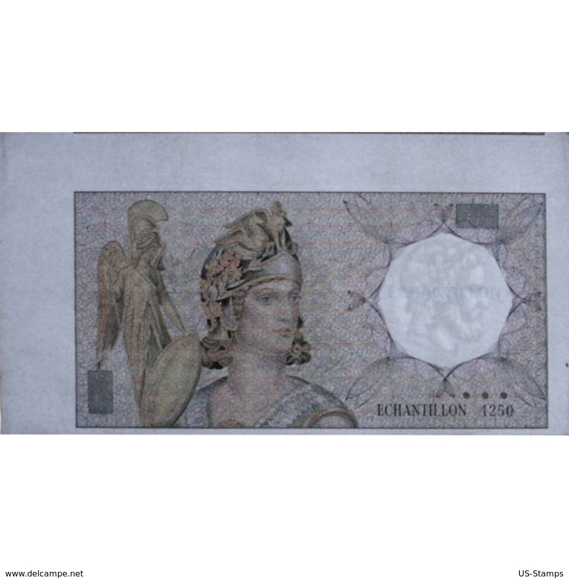 DIS-03-F-03 VARIÉTÉ 2 - ATHENA À GAUCHE - FORMAT 200 FRANCS MONTESQUIEU - ETAT : TTB  Bleu - Fiktive & Specimen