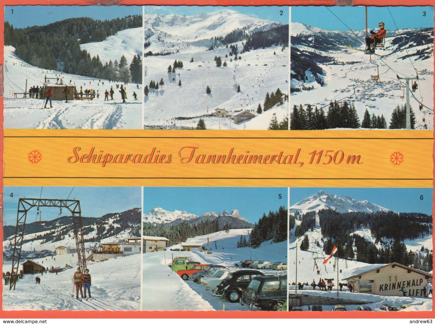 AUSTRIA - ÖSTERREICH - AUTRICHE - Tirolo - Tannheim - Schiparadies - Multivues - Not Used - Tannheim