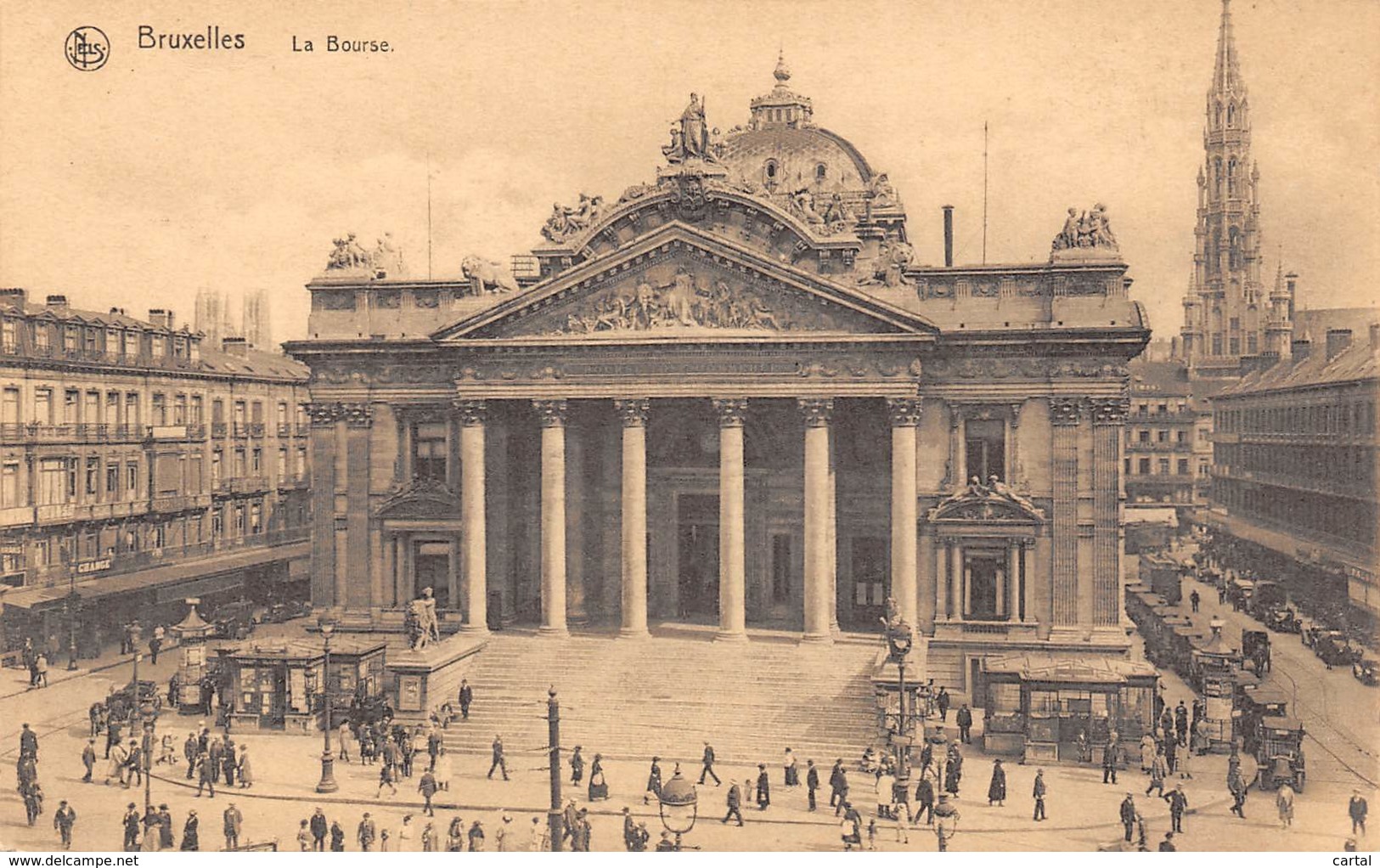 BRUXELLES - La Bourse - Monuments, édifices