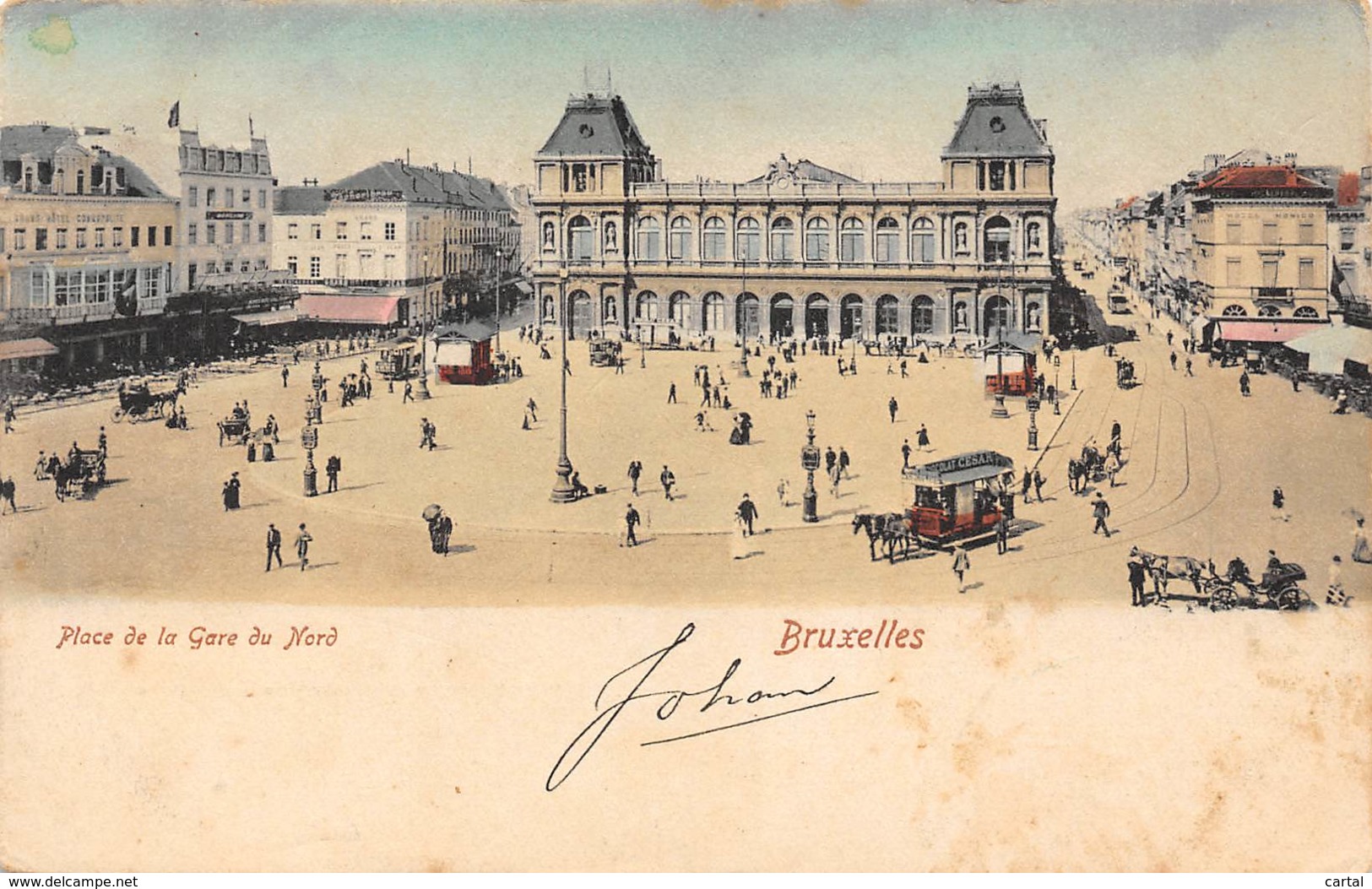 BRUXELLES - Place De La Gare Du Nord - Places, Squares