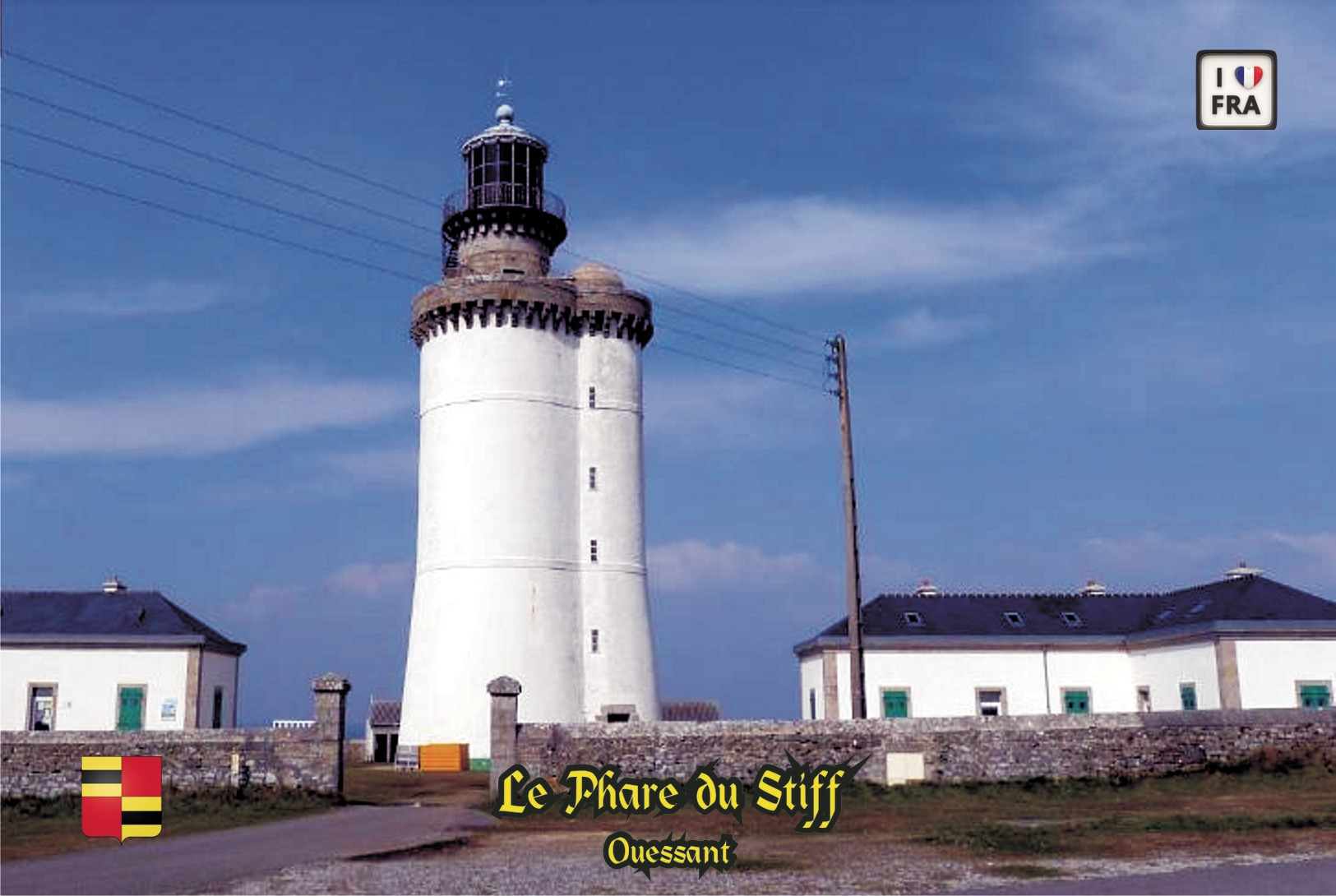 Set 6 Cartes Postales, Phares, Lighthouses Of Europe, France, Ouessant, Le Phare Du Stiff - Faros