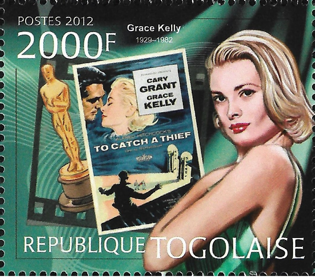 Togo Grace Kelly Cary Grant Cinema 1v Stamp Michel:4572 - Other & Unclassified