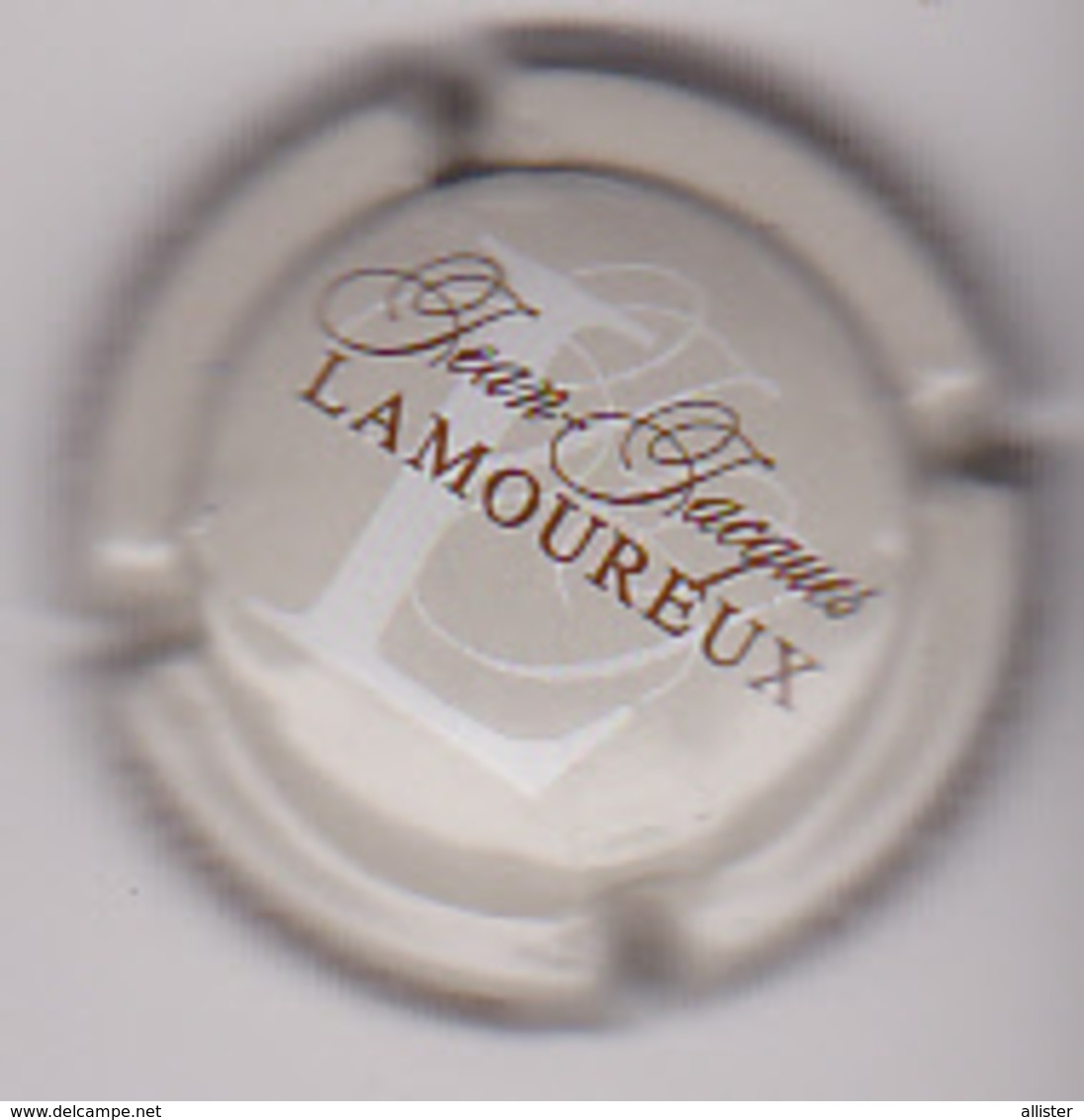 Capsule Champagne LAMOUREUX Jean-Jacques ( Nr ; Grège Et Marron ) {S09-20} - Autres & Non Classés