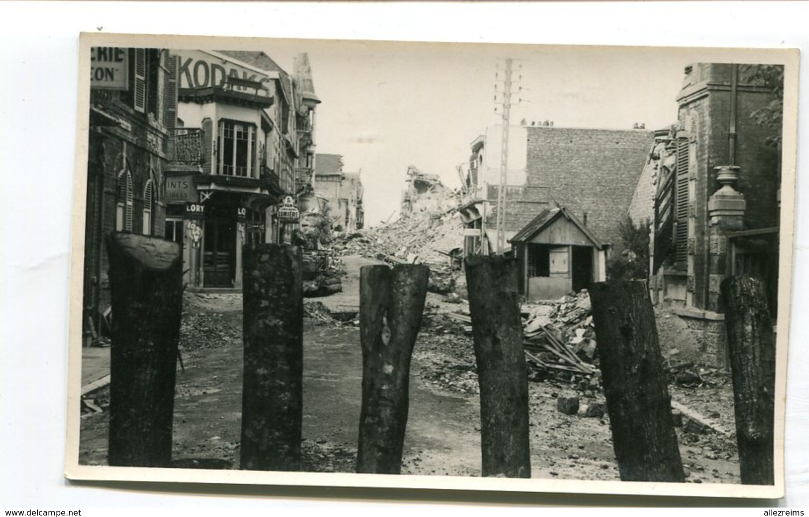 Carte Photo 62 : BERCK  Ruines De La Rue Rotschild  A  VOIR  !!!!!!! - Berck