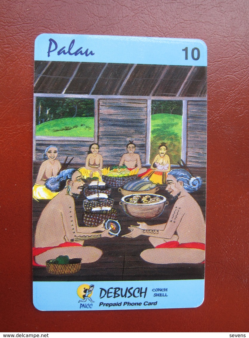 Prepaid Phonecard, Conch Shell,used - Palau