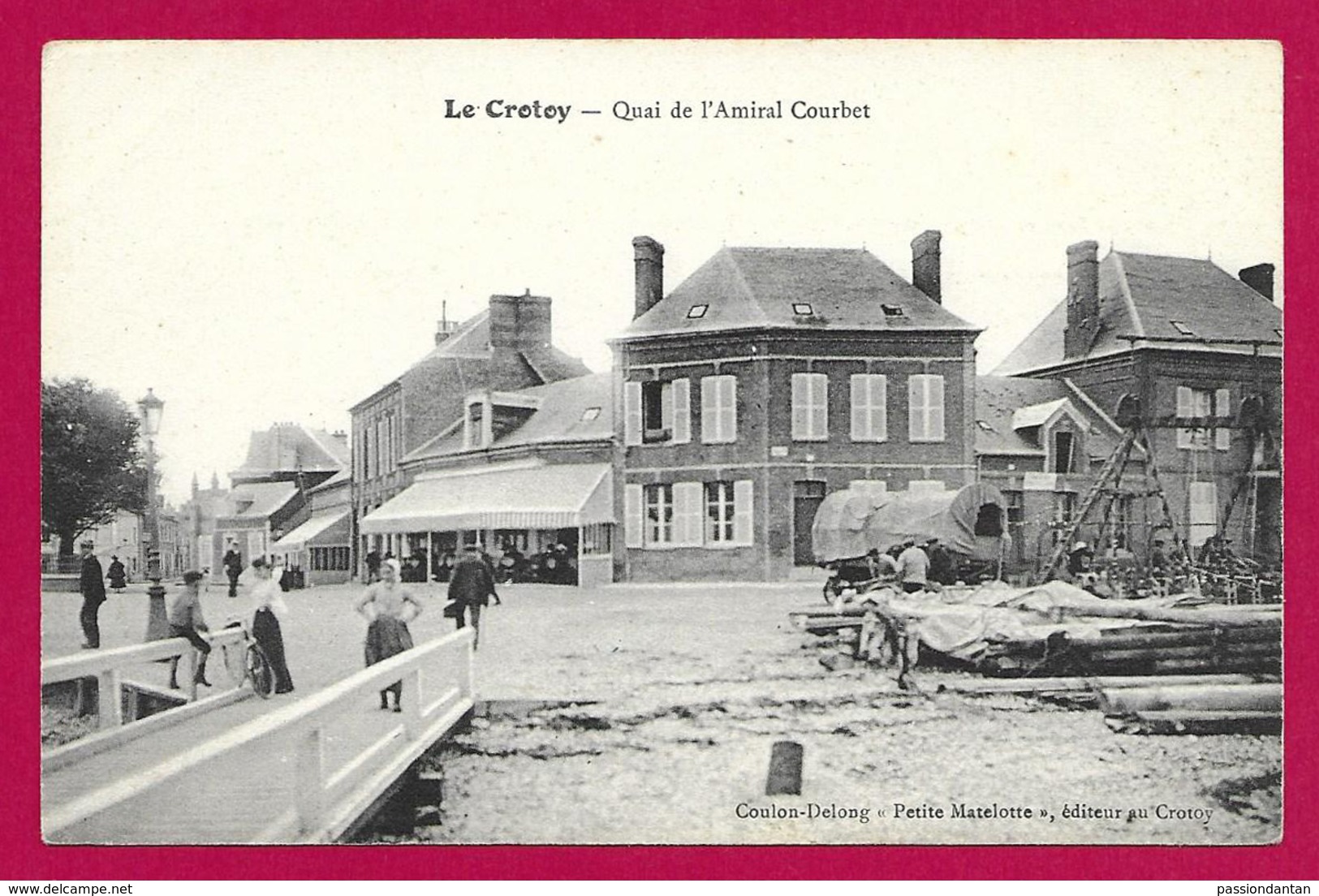 CPA Le Crotoy - Quai De L'Amiral Courbet - Le Crotoy