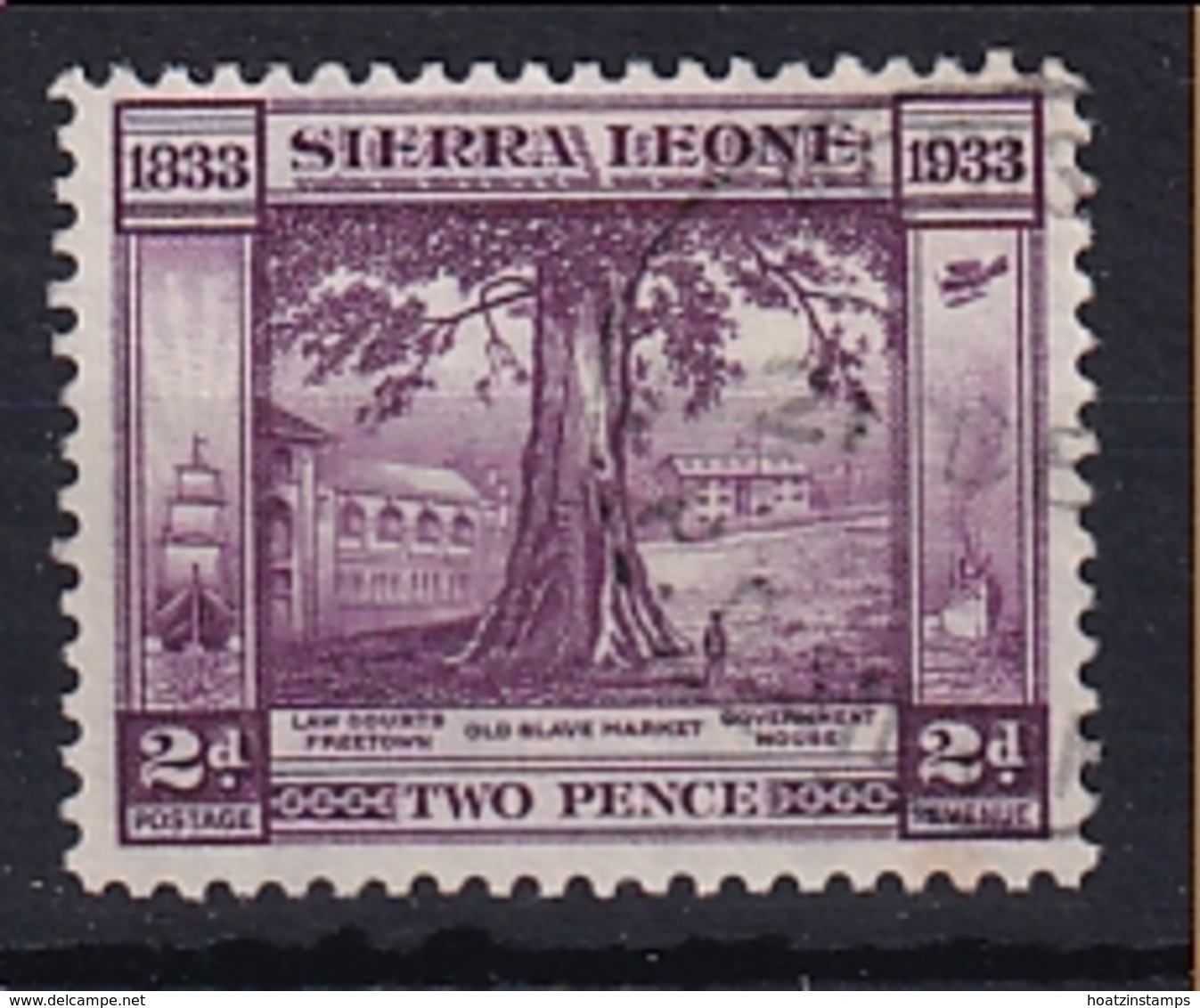 Sierra Leone: 1933   Centenary Of Abolition Of Slavery     SG171     2d     Used - Sierra Leone (...-1960)