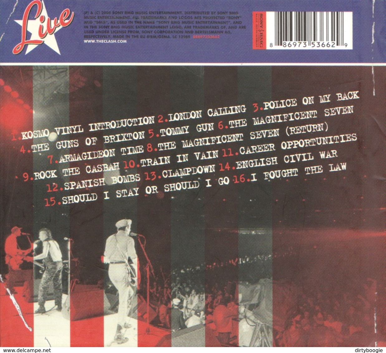 The CLASH - Live At Shea Stadium - CD - Limited Deluxe Edition - Punk