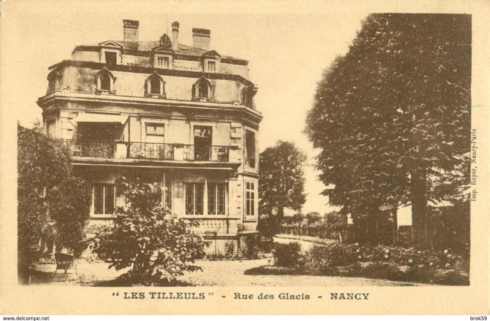 54 NANCY - LES TILLEULS - RUE DES GLACIS - Nancy