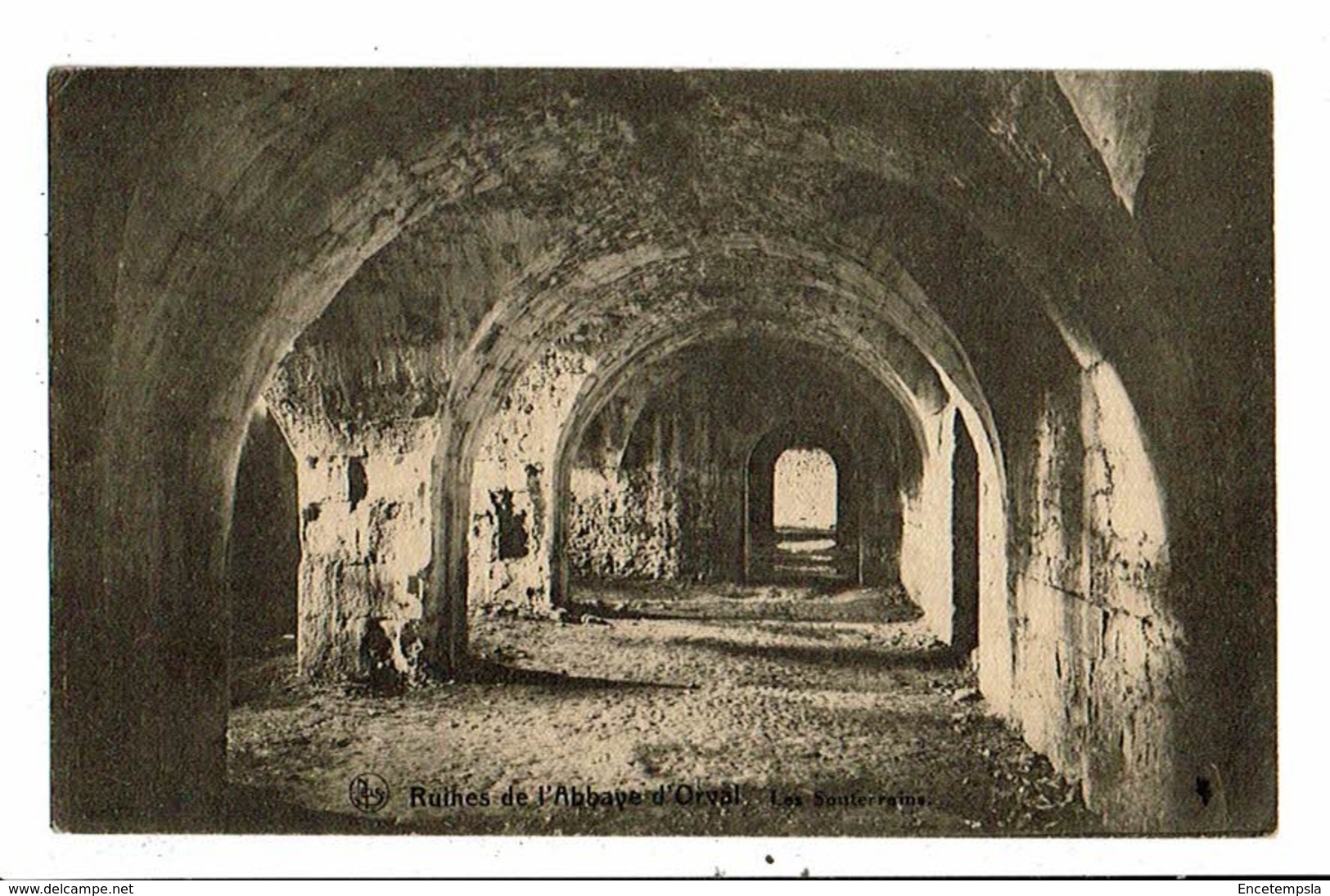 CPA-Carte Postale-Belgique-Orval- Ruines De L'abbaye-Les Souterrains -1927 VM13366 - Florenville