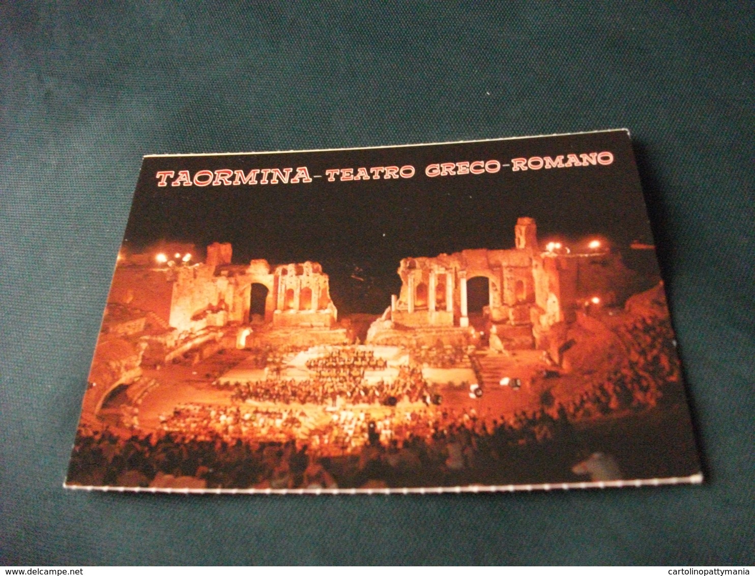 TEATRO GRECO ROMANO TAORMINA DURANTE SPETTACOLO NOTTURNO MESSINA - Théâtre