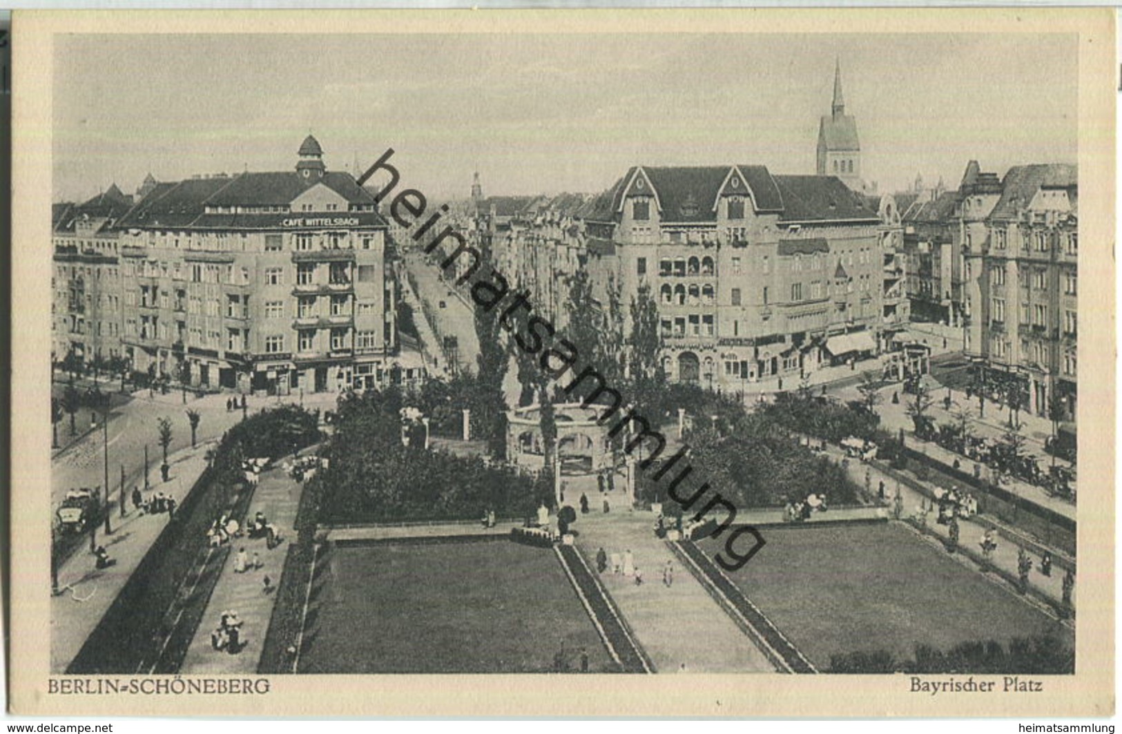 Berlin-Schöneberg - Bayrischer Platz - Verlag J. Goldiner Berlin 30er Jahre - Schoeneberg