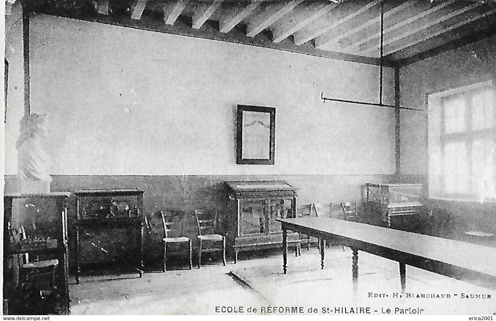 Saint Hilaire. Ecole De Réforme De Saint Hilaire, Le Parloir. - Autres & Non Classés