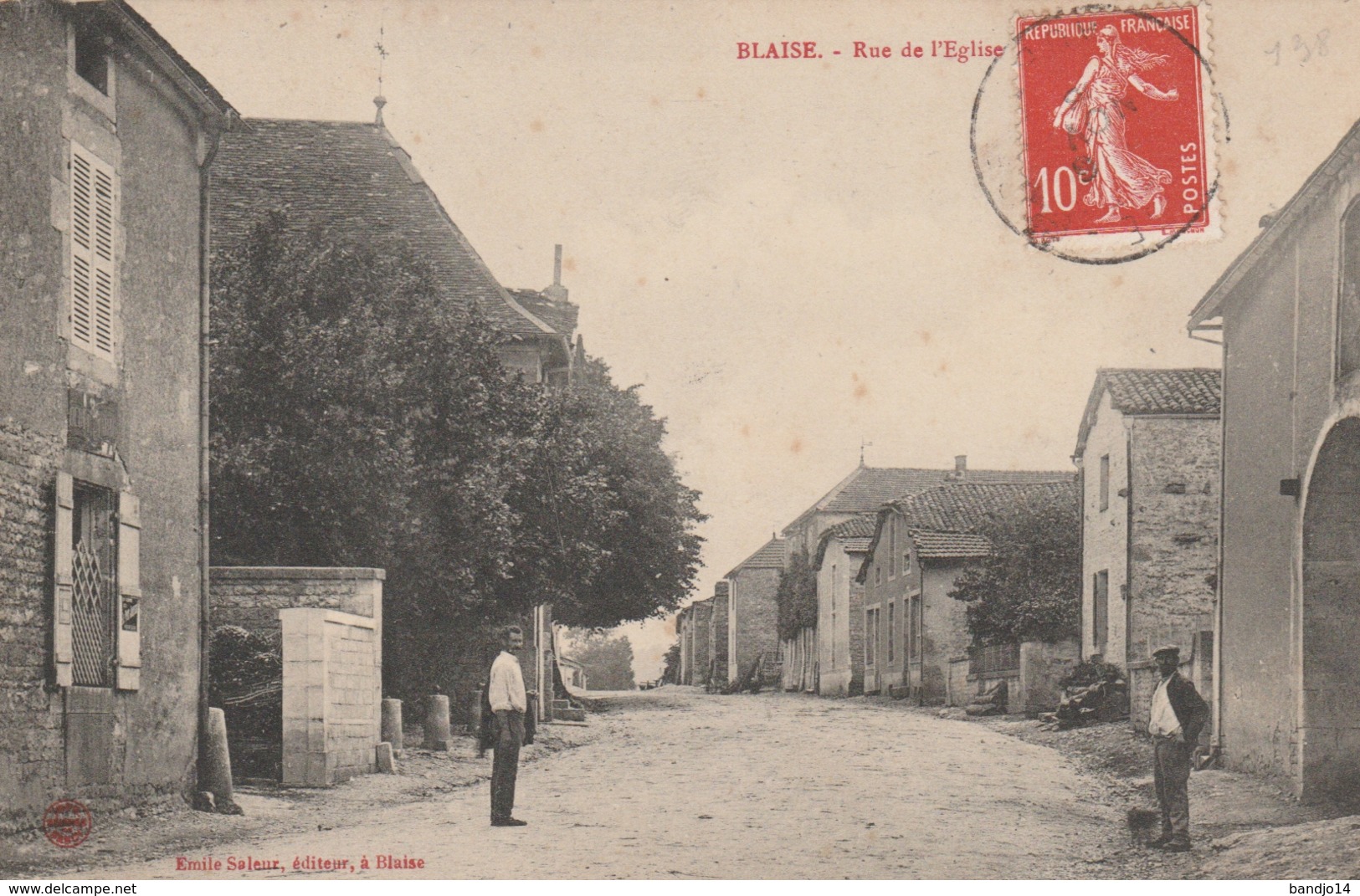 Blaise- Rue De L'église   - Scan Recto-verso - Sonstige & Ohne Zuordnung